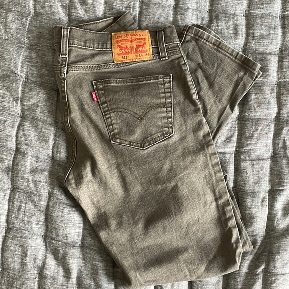 Levi's Other - Levi’s 511 Olive Green Jean - Mens
